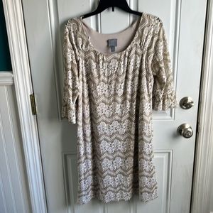 Cream Rabbit Rabbit Rabbit dress